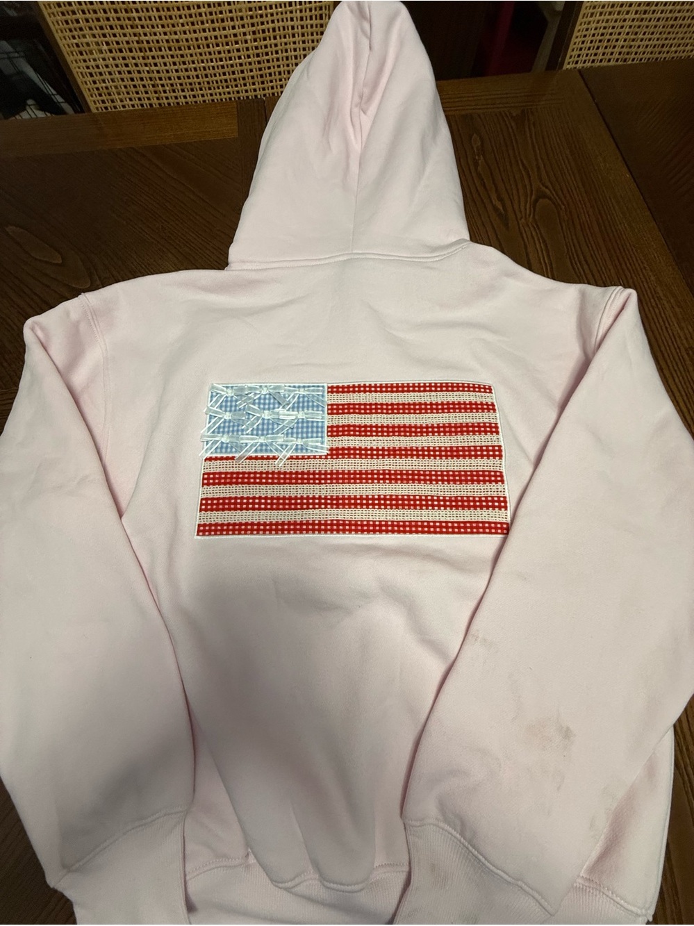 Wild Fable Embroidered Pink Hoodie. NWT but DAMAGED. Size XXS